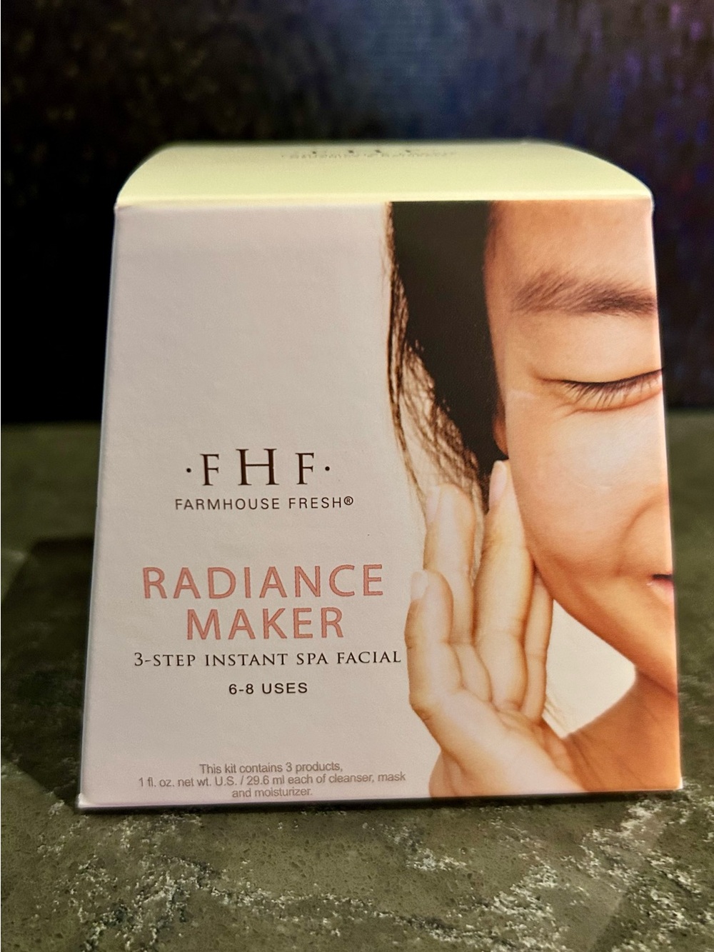 FarmHouse Fresh Radiance Maker Facial Kit - Blush Pink Packaging
